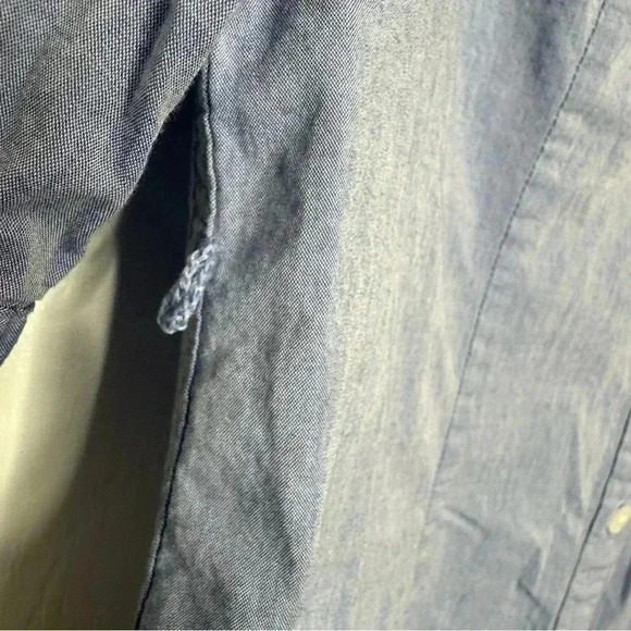 H&M Tunic Shirt Collared Blue Size 8 - Picture 5 of 16